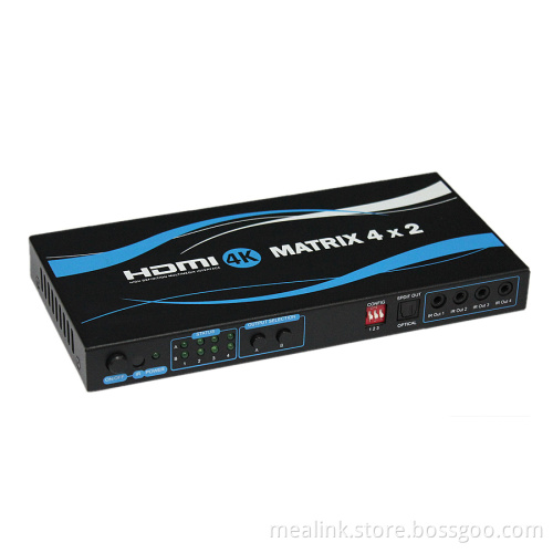 4k 4X2 HDMI Matrix